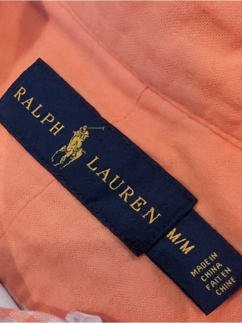 Polo by Ralph Lauren Men's Orange Button-Down Shirt - Picture 4 of 7